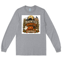 Heather Grey Haunted Harvest Long Sleeve Tee - Merry & Macabre