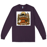 Plum Haunted Harvest Long Sleeve Tee - Merry & Macabre