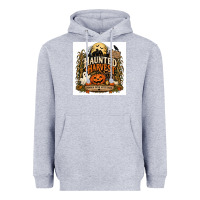 Heather Grey Haunted Harvest Heavyweight Hoodie - Merry & Macabre