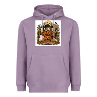 Lavender Haunted Harvest Heavyweight Hoodie - Merry & Macabre