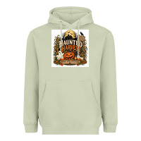 Matcha Haunted Harvest Heavyweight Hoodie - Merry & Macabre