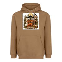 Toasted Coconut Haunted Harvest Heavyweight Hoodie - Merry & Macabre