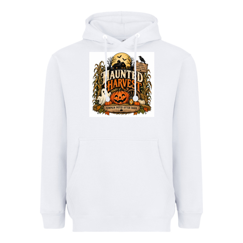 Haunted Harvest Heavyweight Hoodie by Merry & Macabre | Teevron