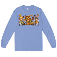 Colony Blue fall gnomies Long Sleeve Tee - BarkalooDesign