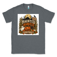 Charcoal Heather Haunted Harvest Classic Tee - Merry & Macabre