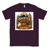 Plum Haunted Harvest Classic Tee - Merry & Macabre