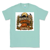 Seafoam Haunted Harvest Classic Tee - Merry & Macabre