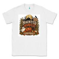 White Haunted Harvest Classic Tee - Merry & Macabre