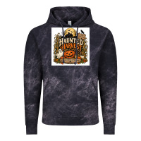 Cloud Black Haunted Harvest Vintage Hoodie - Merry & Macabre