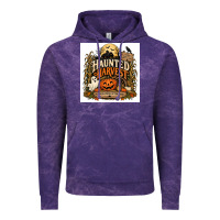 Cloud Purple Haunted Harvest Vintage Hoodie - Merry & Macabre