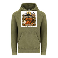 Vintage Olive Haunted Harvest Vintage Hoodie - Merry & Macabre