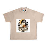 French Oak Goodnight Ghouis Urban Heavy Tee - Merry & Macabre