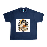 Navy Goodnight Ghouis Urban Heavy Tee - Merry & Macabre