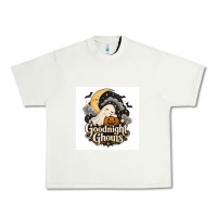 Pistachio Goodnight Ghouis Urban Heavy Tee - Merry & Macabre