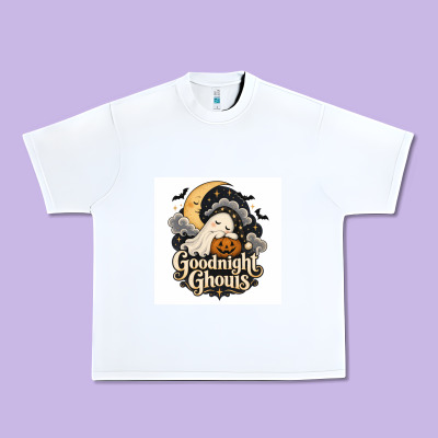 Goodnight Ghouis Urban Heavy Tee Designed By Merry & Macabre