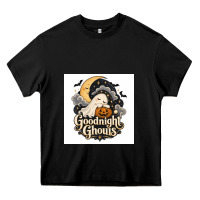 Black Goodnight Ghouis Heavy Core Tee - Merry & Macabre