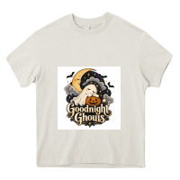 Cream Goodnight Ghouis Heavy Core Tee - Merry & Macabre