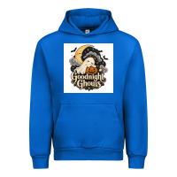 Cobalt Goodnight Ghouis Urban Hoodie - Merry & Macabre