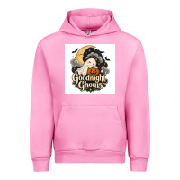 Fuchsia Pink Goodnight Ghouis Urban Hoodie - Merry & Macabre
