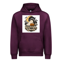 Mauve Wine Goodnight Ghouis Urban Hoodie - Merry & Macabre
