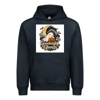 Navy Goodnight Ghouis Urban Hoodie - Merry & Macabre