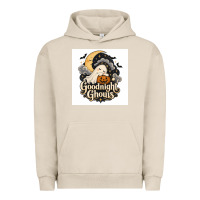 Pigment French Oak Goodnight Ghouis Urban Hoodie - Merry & Macabre