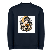 Navy Goodnight Ghouis Heavyweight Sweatshirt - Merry & Macabre