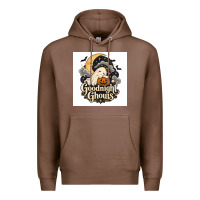 Chestnut Goodnight Ghouis Premium Hoodie - Merry & Macabre