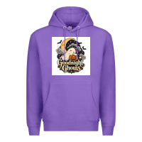Purple Goodnight Ghouis Premium Hoodie - Merry & Macabre