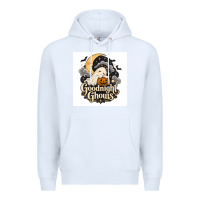 White Goodnight Ghouis Premium Hoodie - Merry & Macabre