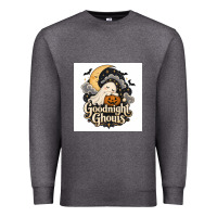 Charcoal Heather Goodnight Ghouis Premium Sweatshirt - Merry & Macabre