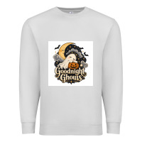 Dove Grey Goodnight Ghouis Premium Sweatshirt - Merry & Macabre