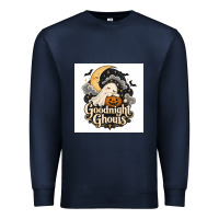 Navy Goodnight Ghouis Premium Sweatshirt - Merry & Macabre