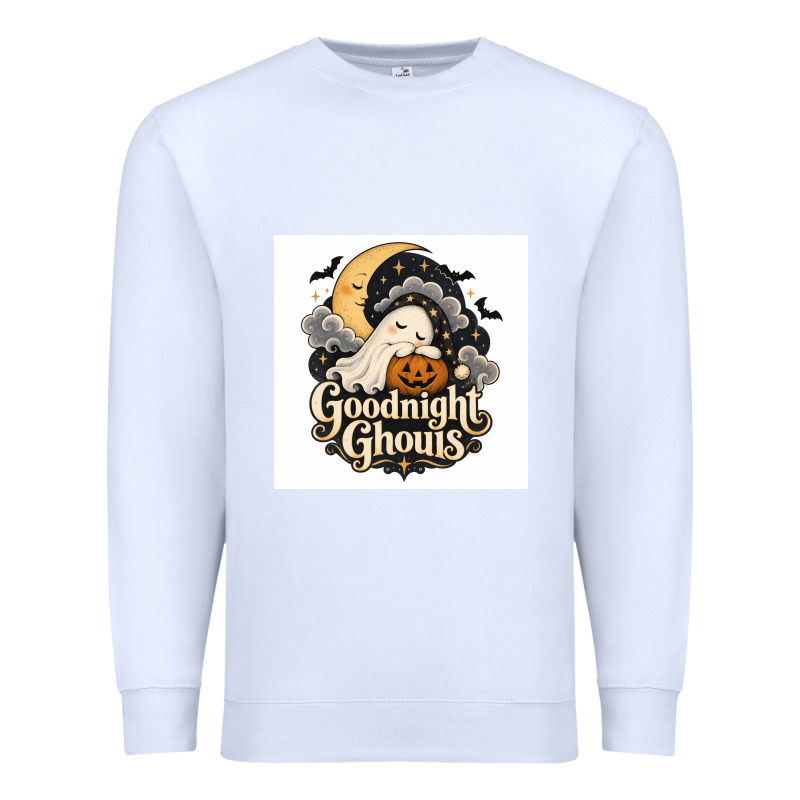 Goodnight Ghouis Premium Sweatshirt by Merry & Macabre | Teevron
