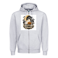Heather Grey Goodnight Ghouis Zipper Hoodie - Merry & Macabre