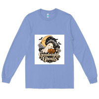 Colony Blue Goodnight Ghouis Long Sleeve Tee - Merry & Macabre