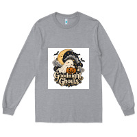 Heather Grey Goodnight Ghouis Long Sleeve Tee - Merry & Macabre