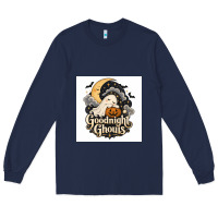 Navy Goodnight Ghouis Long Sleeve Tee - Merry & Macabre