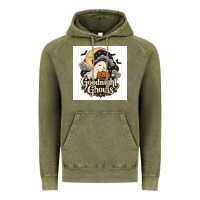 Vintage Olive Goodnight Ghouis Vintage Hoodie - Merry & Macabre