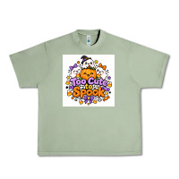 Oil Green Too Cute to Spook Urban Heavy Tee - Merry & Macabre