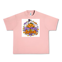 Salmon Too Cute to Spook Urban Heavy Tee - Merry & Macabre