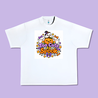 Too Cute To Spook Urban Heavy Tee Designed By Merry & Macabre