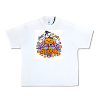 White Too Cute to Spook Urban Heavy Tee - Merry & Macabre