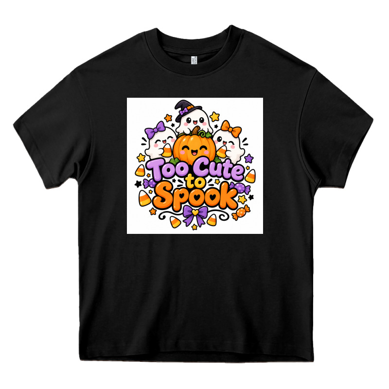 Too Cute To Spook Heavy Core Tee by Merry & Macabre | Teevron