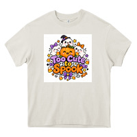 Cream Too Cute to Spook Heavy Core Tee - Merry & Macabre