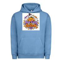 Pigment Pebble Blue Too Cute to Spook Urban Hoodie - Merry & Macabre