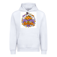 White Too Cute to Spook Urban Hoodie - Merry & Macabre