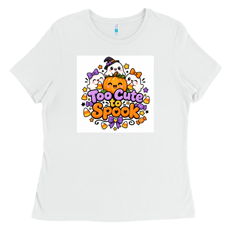 Too Cute To Spook Ladies Tee by Merry & Macabre | Teevron