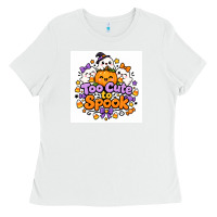 White Too Cute to Spook Ladies Tee - Merry & Macabre