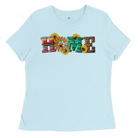 Baby Blue western home wind wheel Ladies Tee - Artiststas